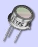 The window opening of this Eltec pyroelectric laser detector is 5 mm diameter in a TO39 package.